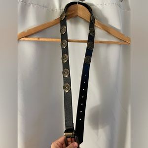 Anthropologie leather studded belt